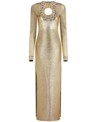 Rabanne - Temporary Crystal-Embellished Maxi Dress - Lyst