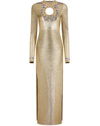 Rabanne - Temporary Crystal-Embellished Maxi Dress - Lyst