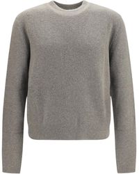 Rick Owens - Ribbed Crewneck Sweater - Lyst