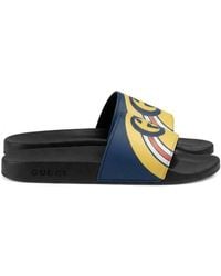 Gucci - And Pursuit Logo Slides - Lyst
