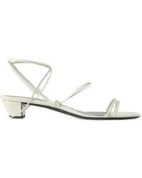 The Row - Graphic High-Heeled Sandals - Lyst