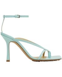 Bottega Veneta - Logo High-Heeled Sandals - Lyst