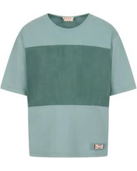 Marni - Colour-Block Logo T-Shirt - Lyst