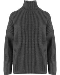 Allude - Chunky Turtleneck Knitted Sweater - Lyst