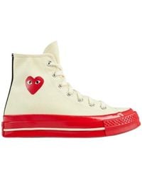 COMME DES GARÇONS PLAY - Logo High-Top Sneakers - Lyst