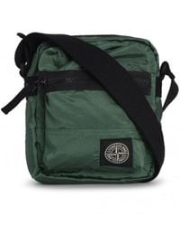 Stone Island - Logo-Patch Messenger Bag - Lyst