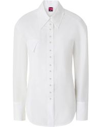 Pinko - Slim-Fit Shirt With Drawstring - Lyst