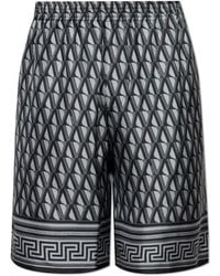Versace - Short À Bordure Greca - Lyst