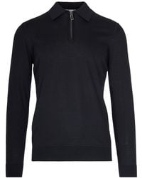 Paolo Pecora - V-Neck Long-Sleeved Sweater - Lyst