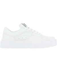Dolce & Gabbana - Roma Logo-Patch Low-Top Sneakers - Lyst