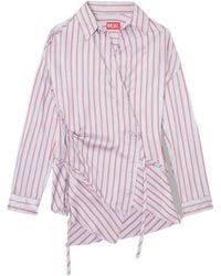 DIESEL - C-Razy Wrap Shirt - Lyst