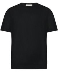 Roberto Collina - Textured Short-Sleeve Knitted Top - Lyst