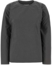 Jil Sander - Cutout-Back Long Sleeved T-Shirt - Lyst