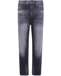 7 For All Mankind - Easy Straight Faded Straight-Leg Jeans - Lyst
