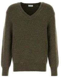 Ferragamo - Ferragamo V-Neck Knitted Jumper - Lyst
