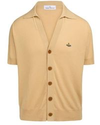 Vivienne Westwood - Short-Sleeved Knitted Cardigan - Lyst