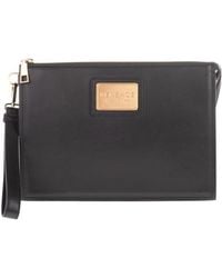 Versace - Metal Logo Zipper Handbag - Lyst