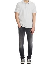 James Perse - Short-Sleeved Jersey Polo Shirt - Lyst