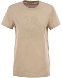 Max Mara - Mxmgiovane Monogram T-Shirt - Lyst