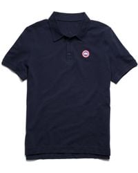 Canada Goose - Beckley Logo Patch Polo Shirt - Lyst
