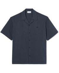Lacoste - Relaxed Fit Seersucker Shirt - Lyst