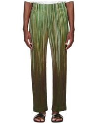 Homme Plissé Issey Miyake - Straight-Leg Pleated Casual Pants - Lyst