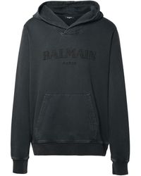 Balmain - Felpa Cappuccio - Lyst