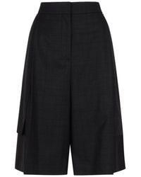 Loewe - Check-Pattern Cargo Shorts - Lyst