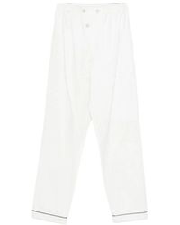 Prada - Nappa Leather Pants - Lyst