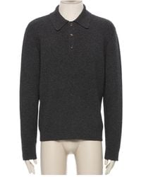 Valentino - Button Detailed Long-Sleeved Polo Shirt - Lyst