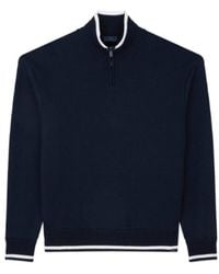 Paul & Shark - Malia Half Zip Knitted Sweater - Lyst