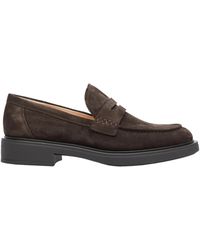 Gianvito Rossi - Harris Round Toe Loafers - Lyst