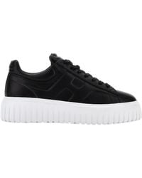 Hogan - H-Stripes Lace-Up Sneakers - Lyst