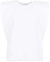 Frankie Shop - Padded-Shoulder T-Shirt - Lyst