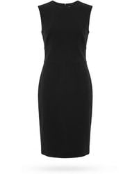 Max Mara - Round Neck Sleeveless Dress - Lyst