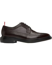 Thom Browne - Brogue-Detail Lace-Up Derby Shoes - Lyst