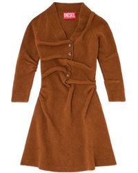 DIESEL - Button Detailed V-Neck Cardigan - Lyst
