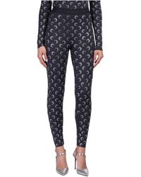 Marine Serre - Moon Embellished Skinny-Cut Leggings - Lyst