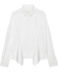 Givenchy - Cut-Out Detail Fitted Shirt - Lyst