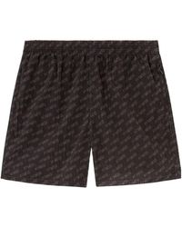 DIESEL - Daniel-41-Mono-Utlt Monogram Printed Swim Shorts - Lyst