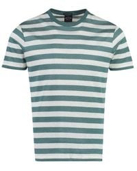 Paul & Shark - Striped Crew-Neck T-Shirt - Lyst