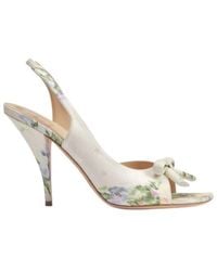 Dior - Bow Heeled Slingback Sandal - Lyst
