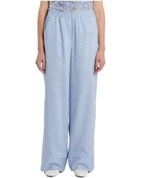 Marella - Elastic Waist Casual Pants - Lyst