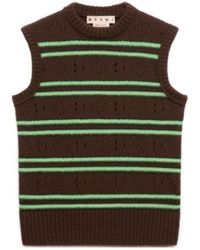 Marni - Openwork Knit Vest - Lyst