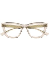 Gucci - Eyewear Square Frame Glasses - Lyst