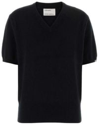 Extreme Cashmere - Martina V-Neck Knitted Top - Lyst