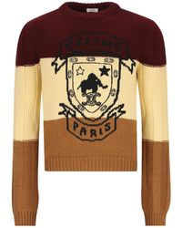 Celine - Long-Sleeve Knit Top - Lyst