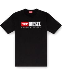 DIESEL - T-Boxt-Div Logo Printed T-Shirt - Lyst