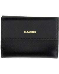 Jil Sander - Baby Trifold Wallet - Lyst