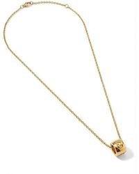 Gucci - Icon 18K Gg Necklace - Lyst